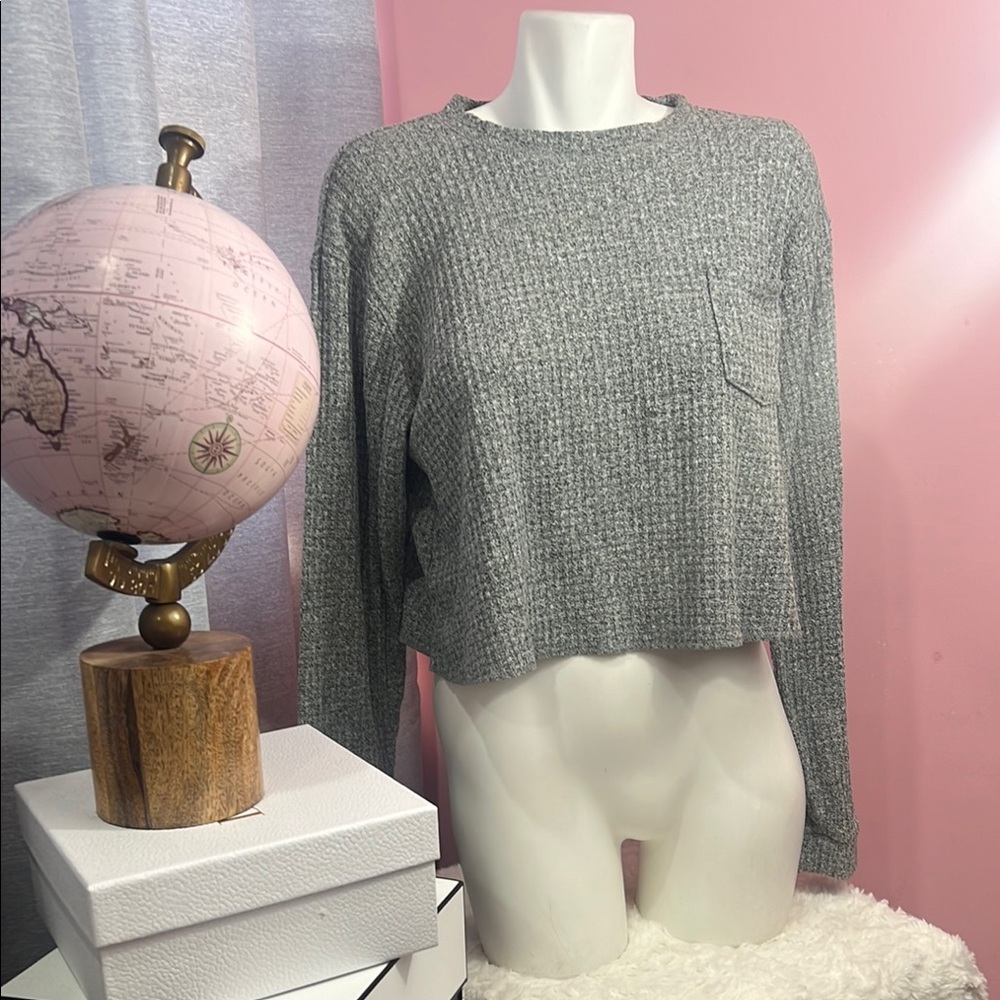 Gray Knit Sweater
